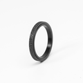Ash Anxiety Ring Black - Titanium
