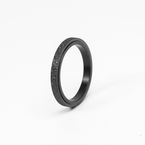Ash Anxiety Ring Black - Titanium