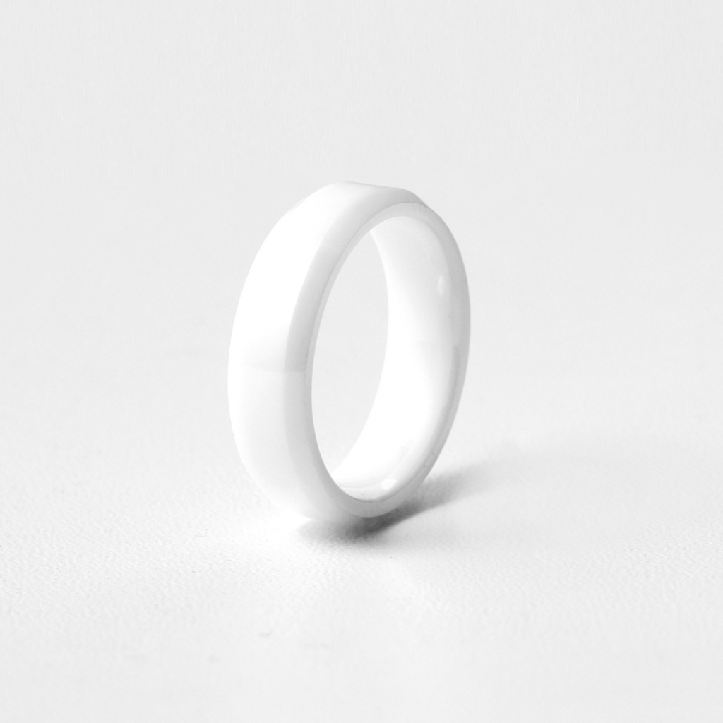Terra Ceramic Ring White - Ceramic
