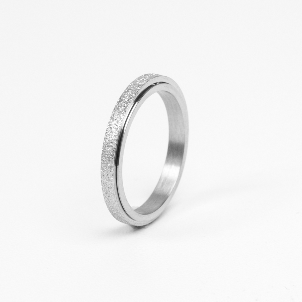 Ash Anxiety Ring Black - Titanium