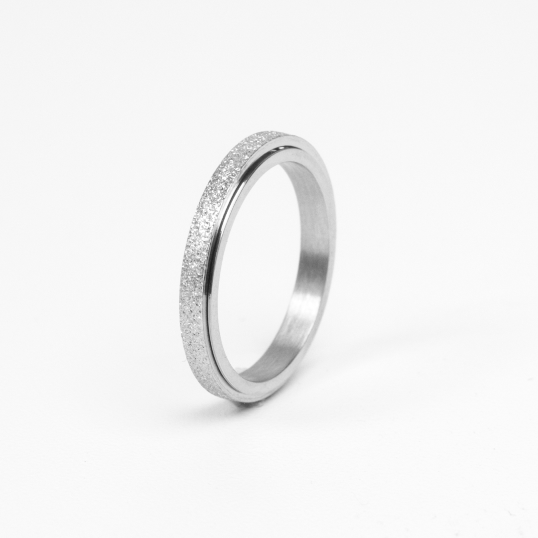 Ash Anxiety Ring Black - Titanium