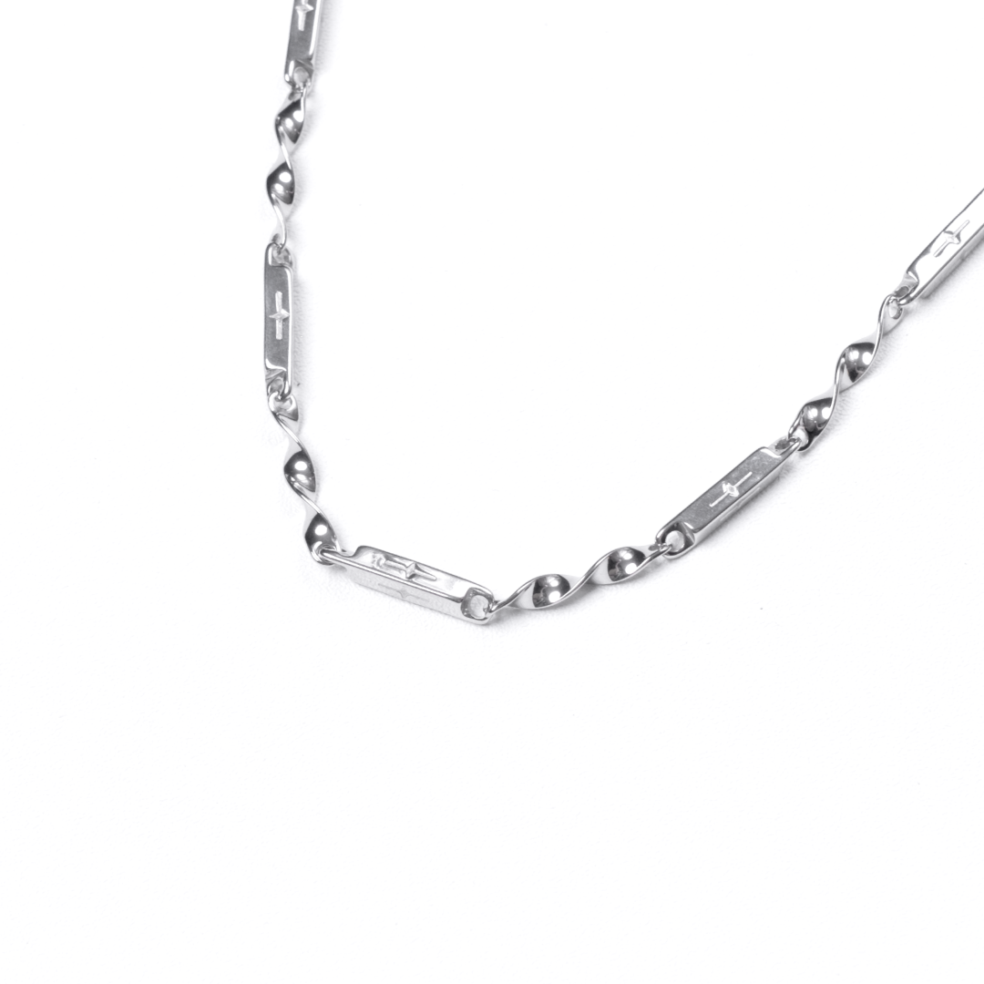 Caelen Necklace Unisex - Titanium