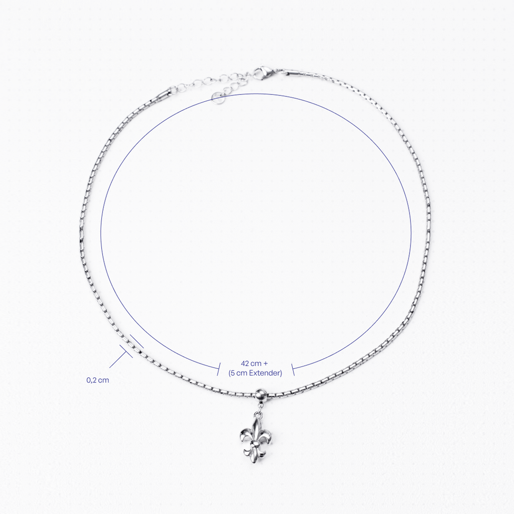 Fleuralys Necklace - Titanium