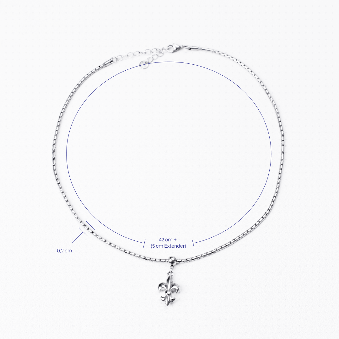 Fleuralys Necklace - Titanium
