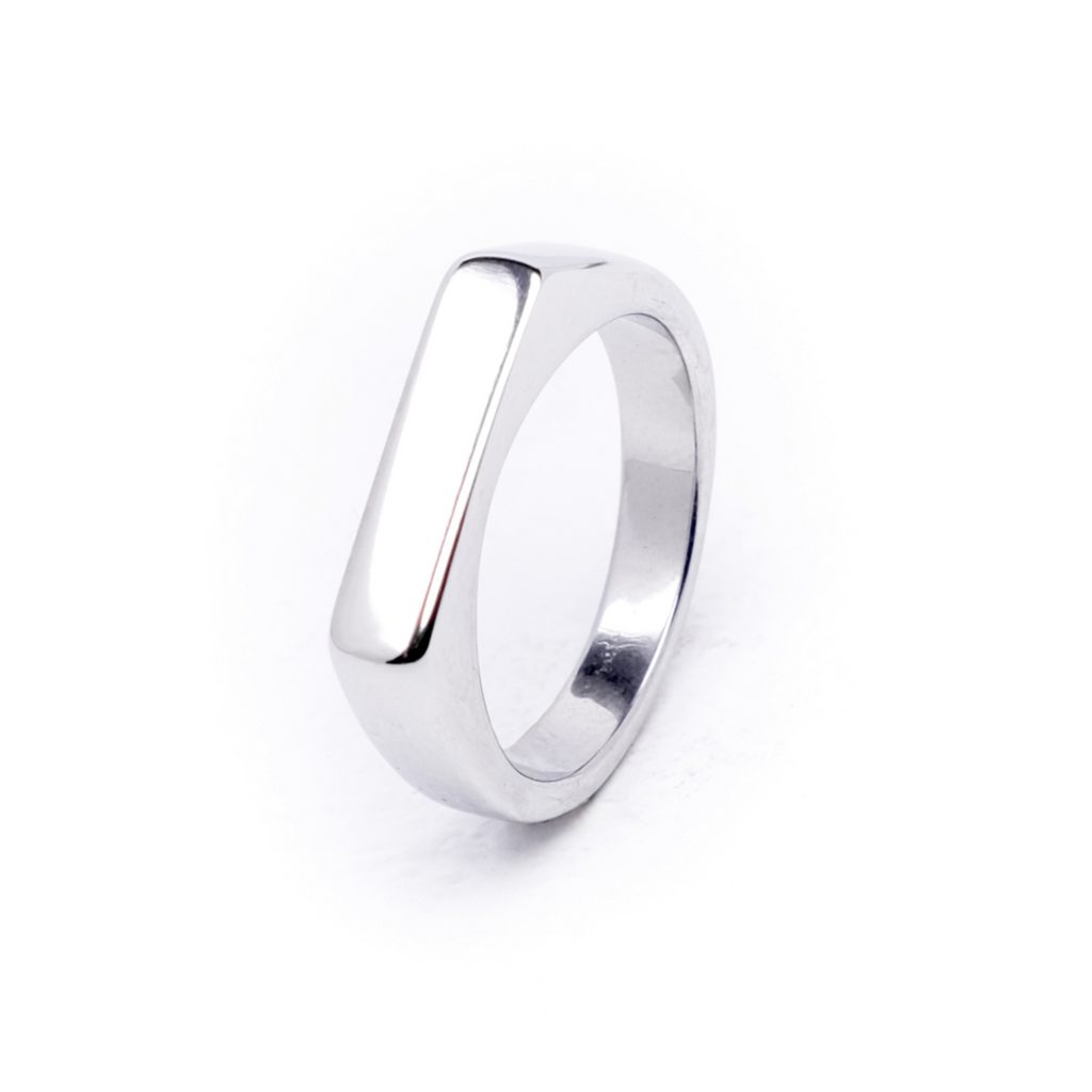 Axium Ring Silver - Titanium