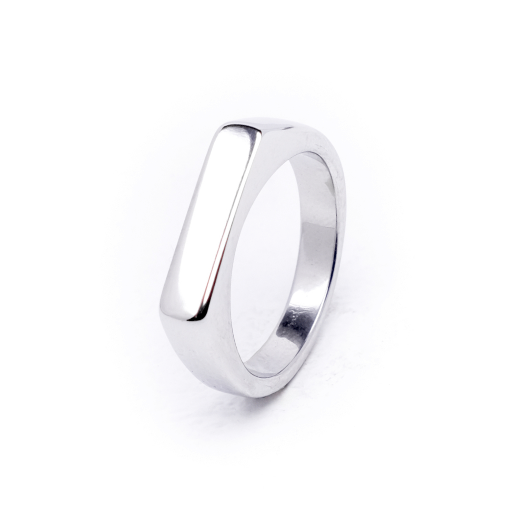 Axium Ring Silver - Titanium