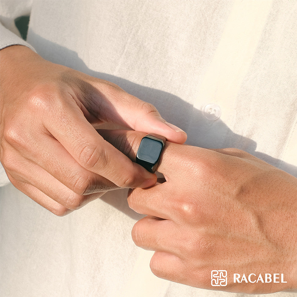 Lumen Ring Black - Titanium