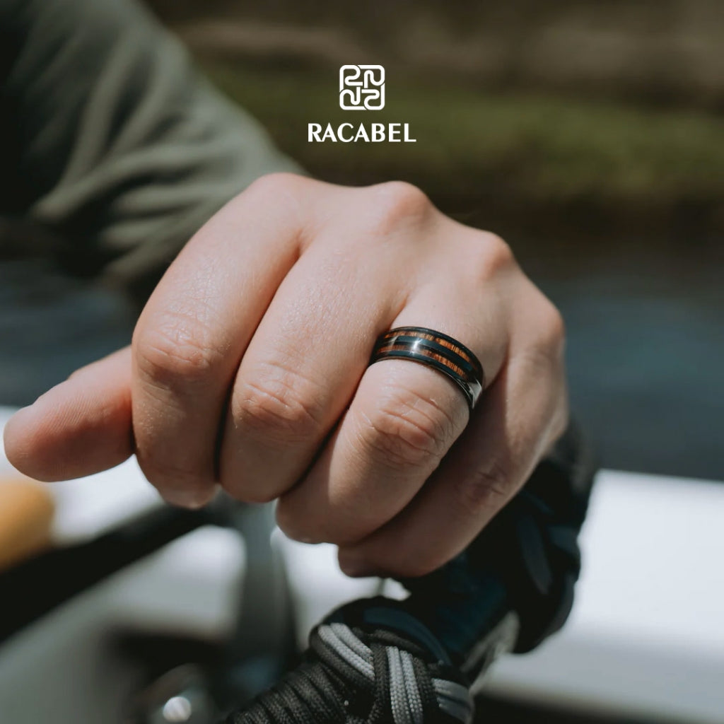 Racabel Nemus Ring - Cincin Pria Titanium Anti Karat