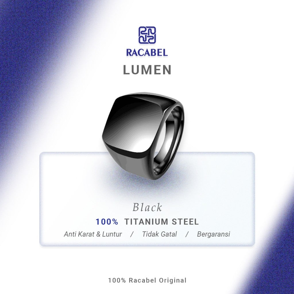 Lumen Ring Black - Titanium