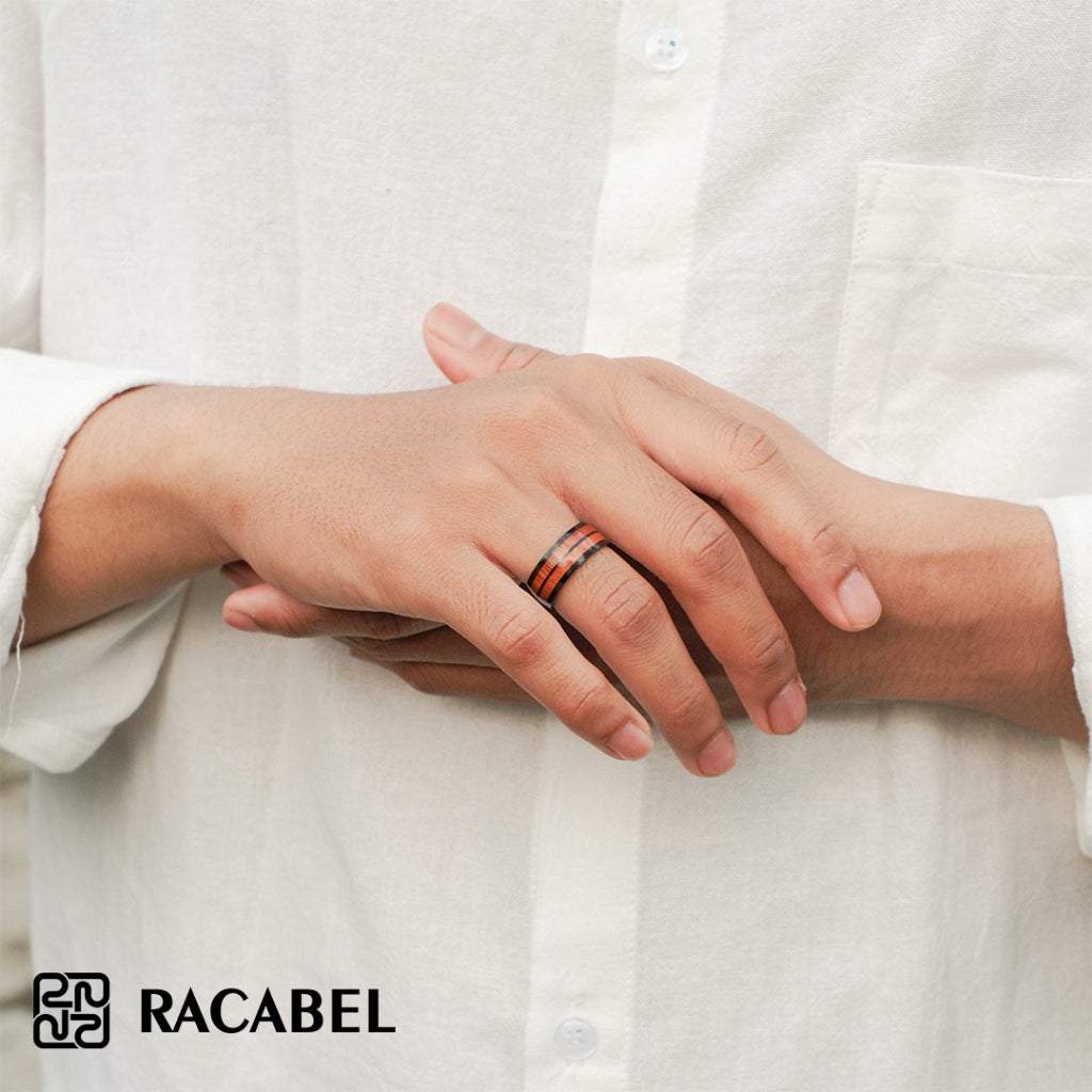 Racabel Nemus Ring - Cincin Pria Titanium Anti Karat
