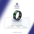 Racabel Onyx Ring - Cincin Pria Wanita Titanium Anti Karat
