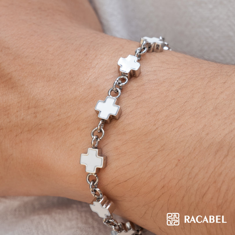 Crux Bracelet White - Titanium