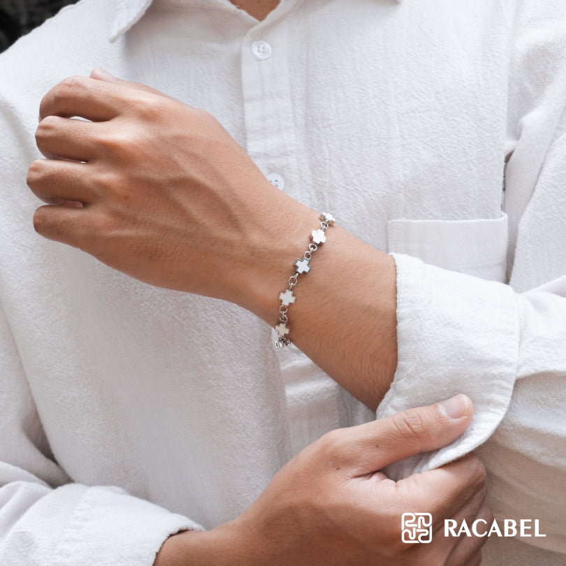 Crux Bracelet White - Titanium