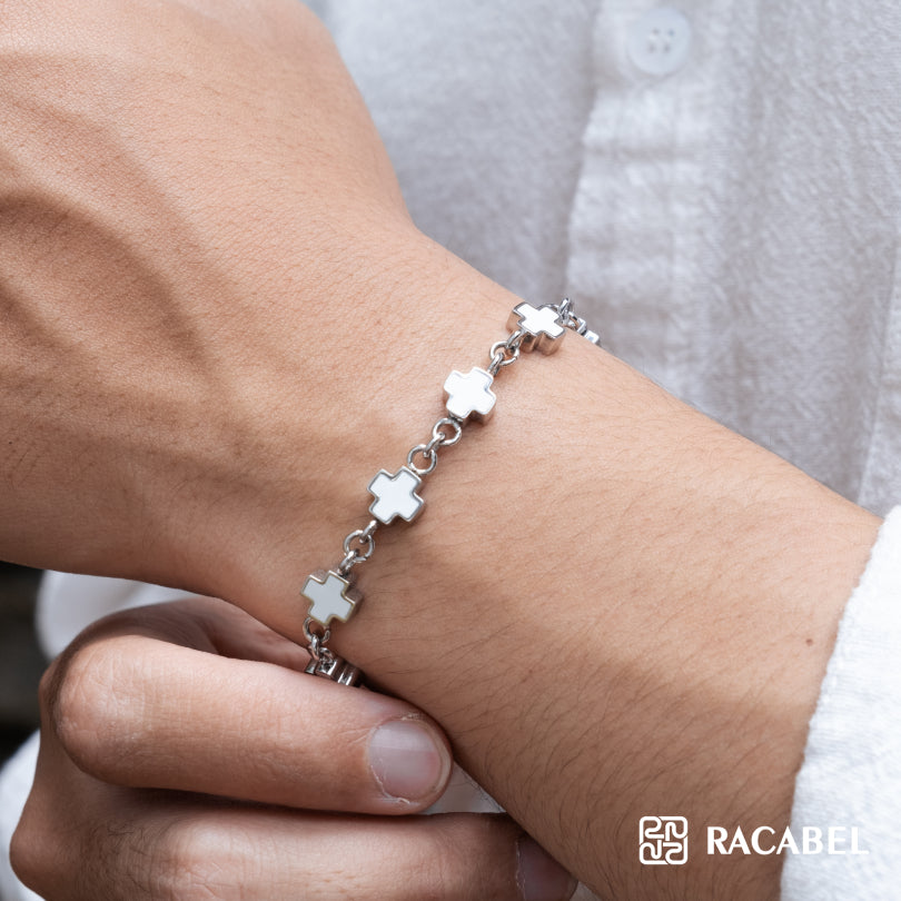 Crux Bracelet White - Titanium