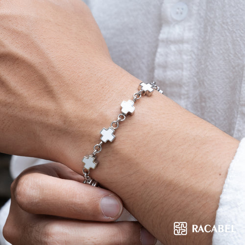 Crux Bracelet White - Titanium
