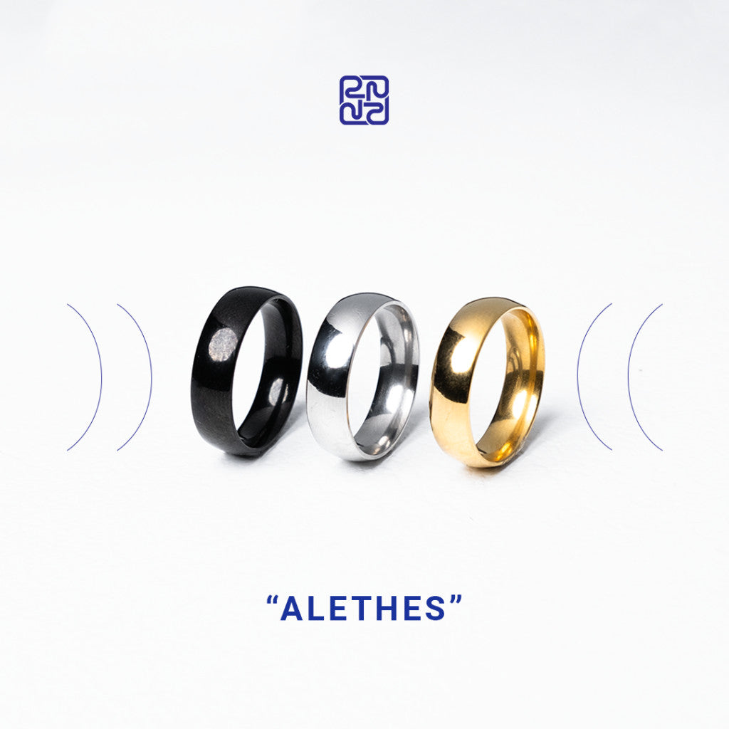 Alethes Ring Black - Titanium