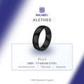 Alethes Ring Black - Titanium