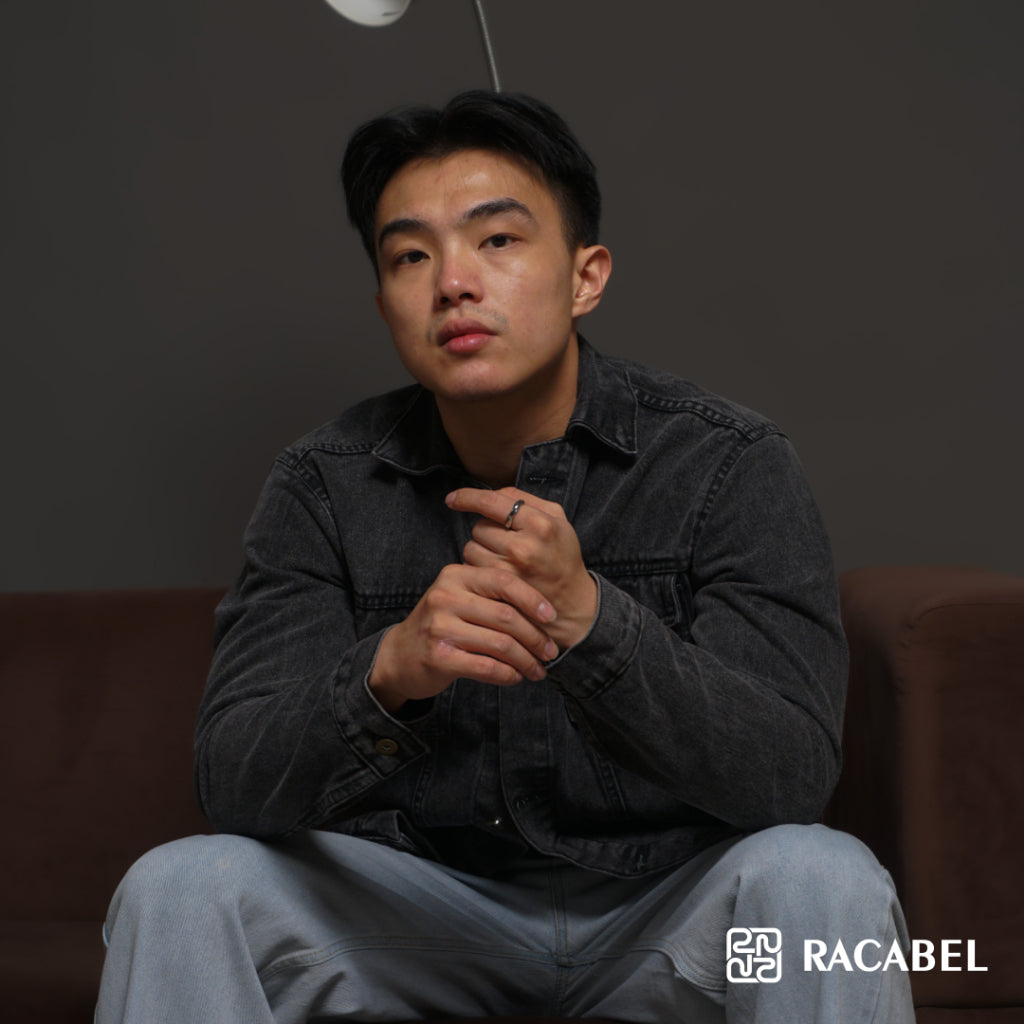 Racabel Flux Ring - Cincin Pria Wanita Titanium Anti Karat