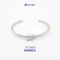 Racabel Gelang Bangle Tether - Stainless Steel Anti Karat Warna Silver Unisex Pria Wanita Simple