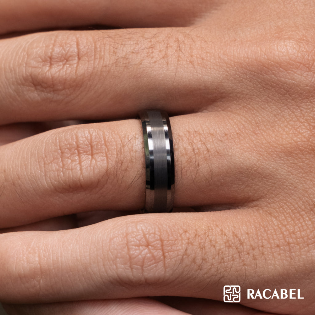 Vulken Black Ring - Tungsten