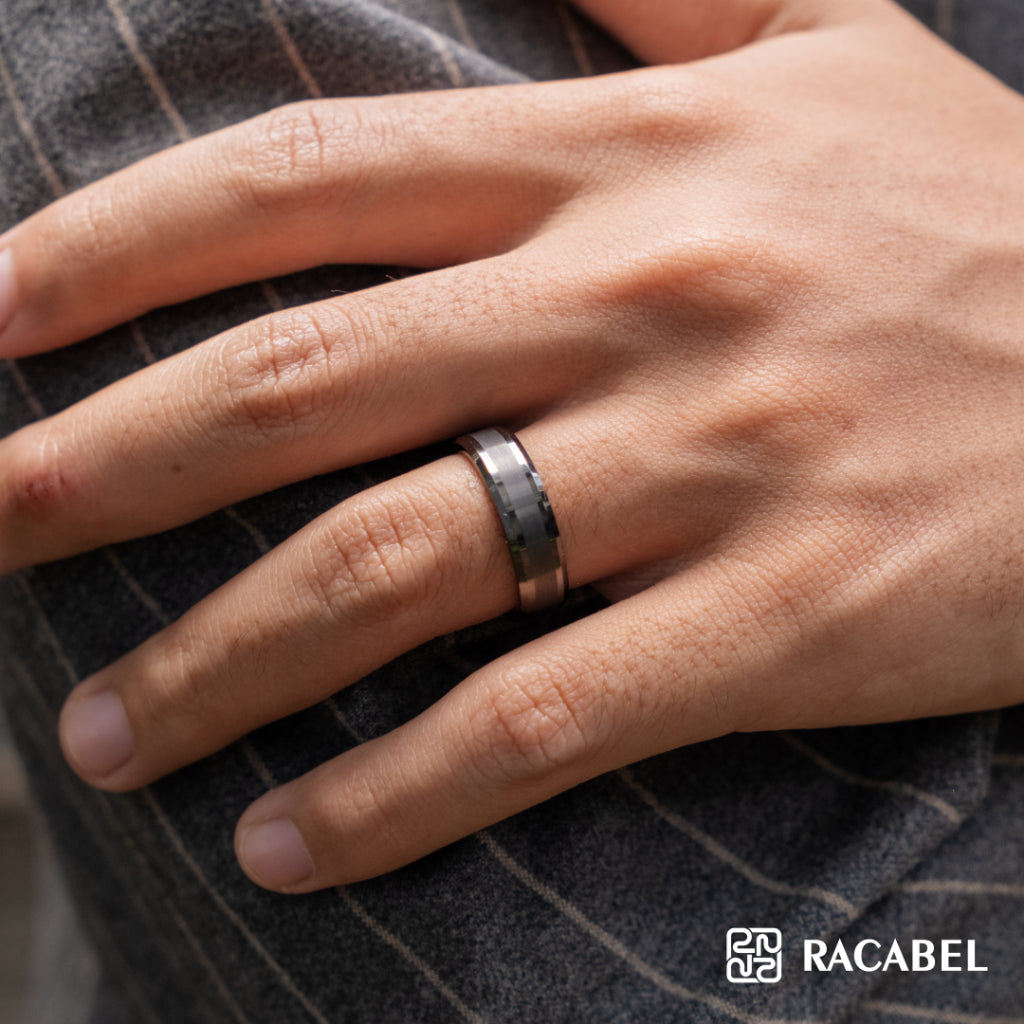 Vulken Black Ring - Tungsten