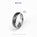 Racabel Craze Ring - Cincin Tungsten Pria Anti Karat