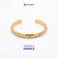 Racabel Gelang Bangle Oracle - Stainless Steel Anti Karat Warna Emas Unisex Pria Wanita Simple