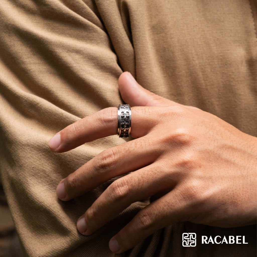 Liege Anxiety Ring Silver - Titanium