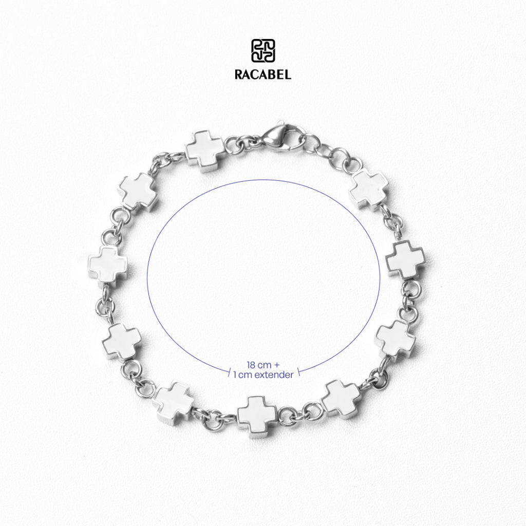 Crux Bracelet White - Titanium