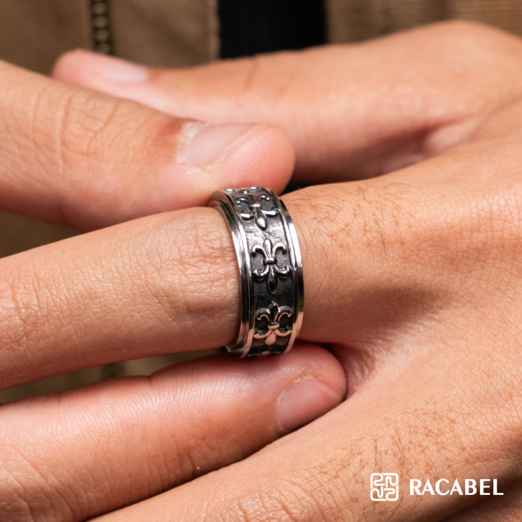 Liege Anxiety Ring Silver - Titanium