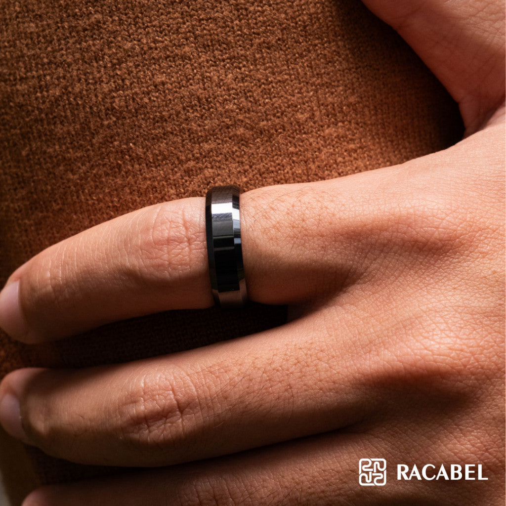 Terra Ceramic Ring Black - Ceramic