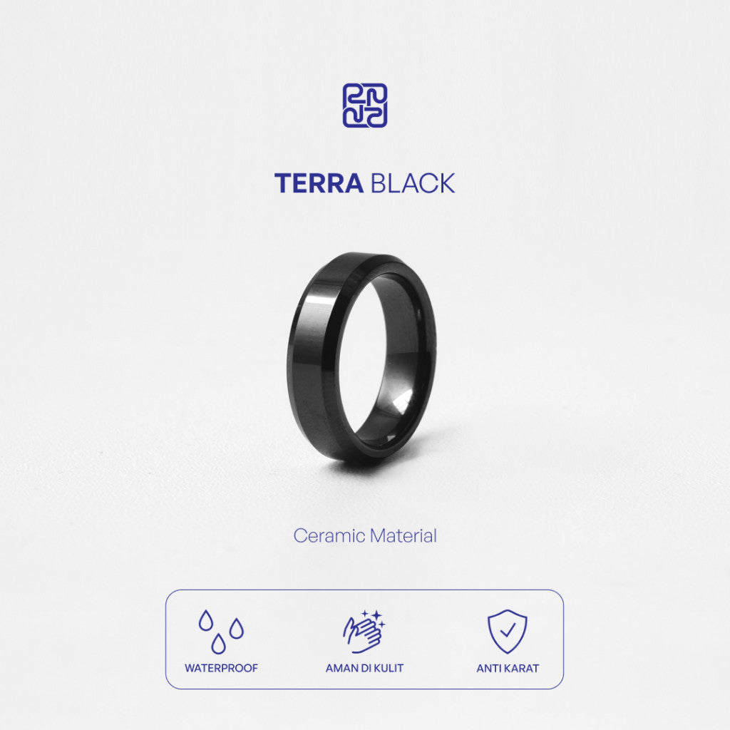 Terra Ceramic Ring White - Ceramic